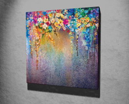 Wallity KC327 Lienzo Decorativo Multicolor 45 x 45 cm
